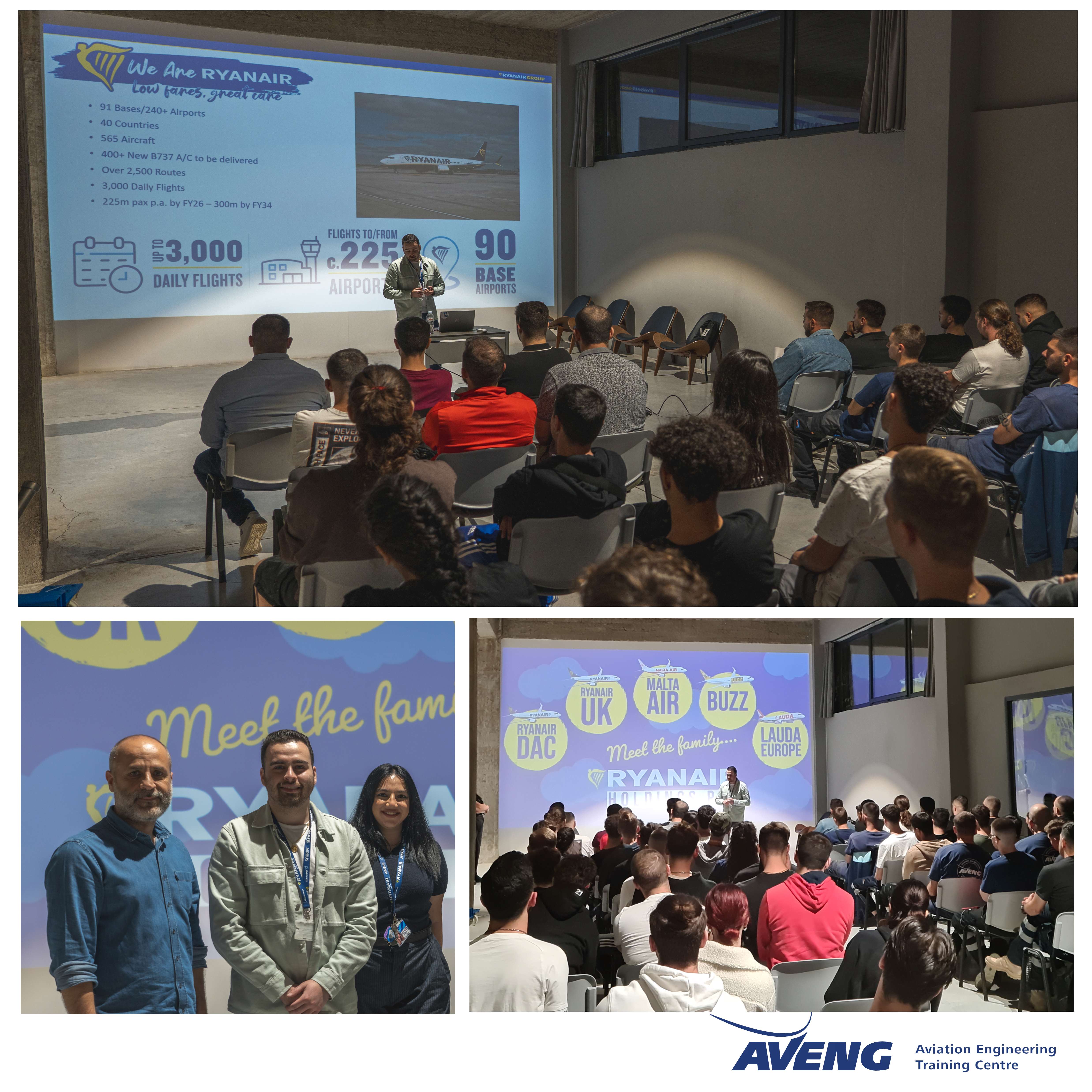 Ryanair visits Aveng